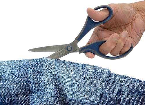 Miniatura 3 de Woots MaxTitanium - Paquete combinado de tijeras de corte exacto de 8 pulgadas, 7 pulgadas, 6 pulgadas, juego esencial para envíos, oficina,