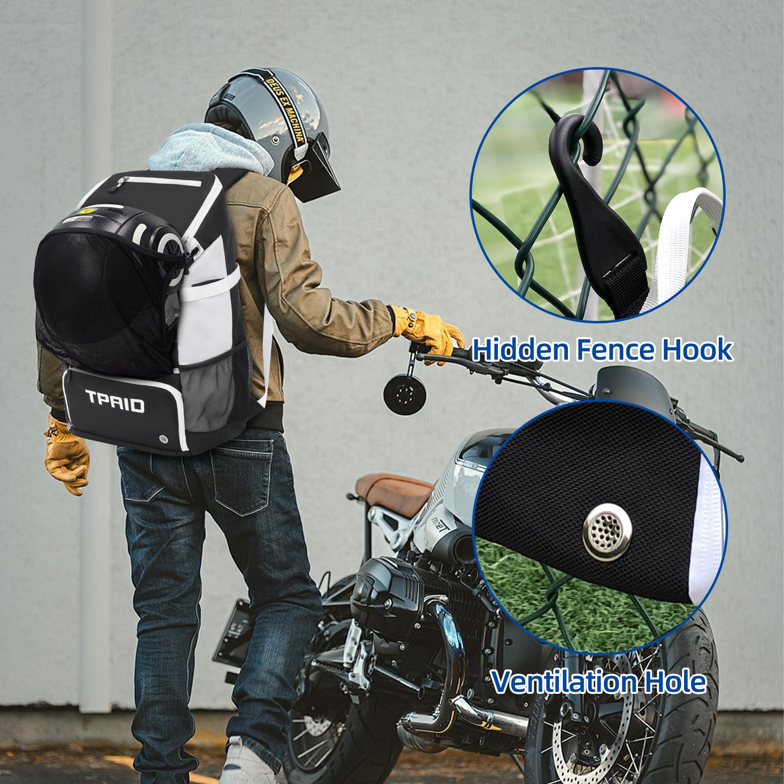 KINGSLONG Sac à Dos de Baseball pour Jeunes et Adultes avec Compartiment à Chaussures, Sac Softaball étanche pour Le Baseball, équipement de Basket-Ball, Gant Externe et Porte-Casque