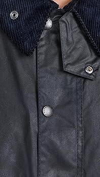Barbour Bedale Men's Waxed-Cotton Jacket - Navy, 34 (34) at Amazon