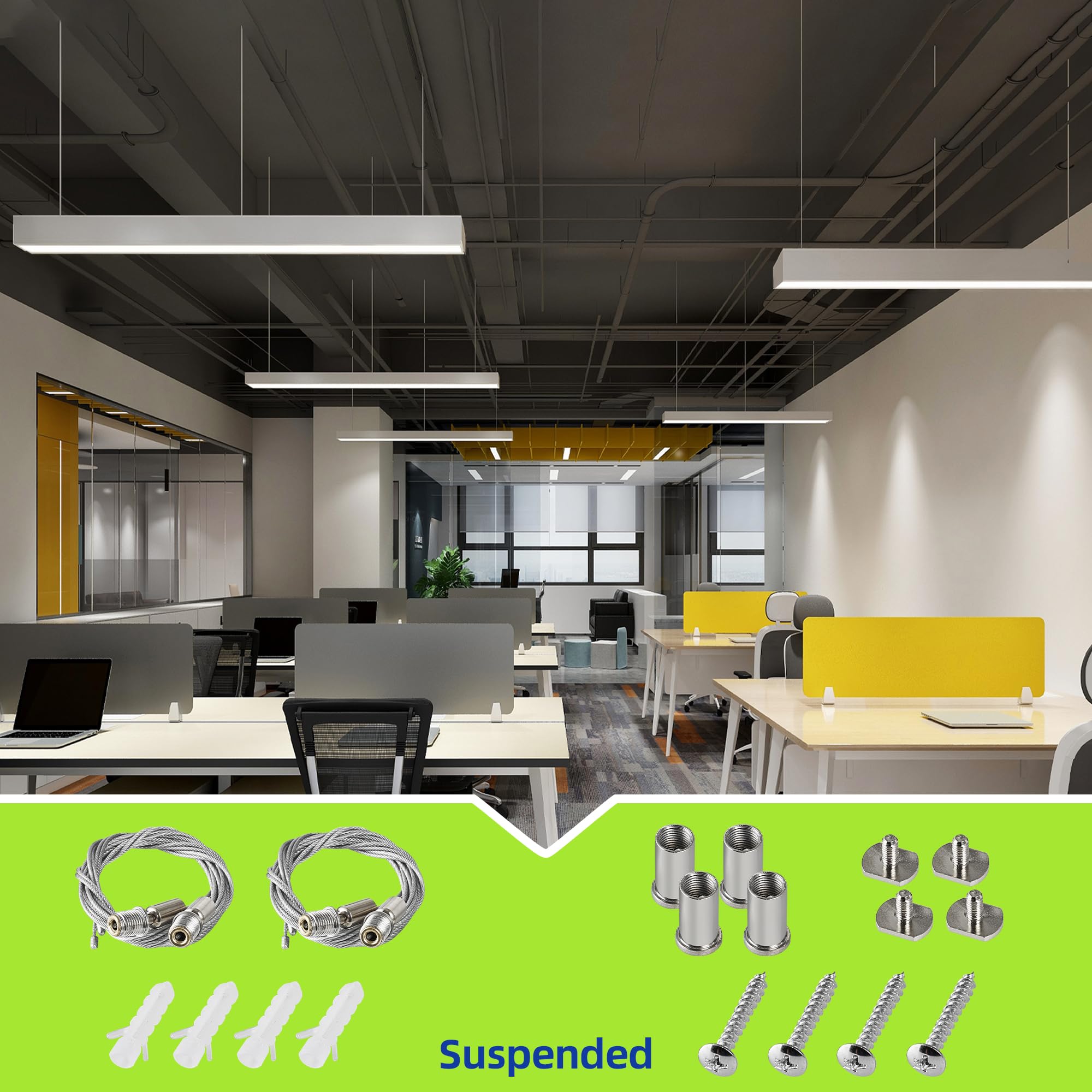 be studied 8FT LED Linear Lamp, 100W Linear Fixture, SCR