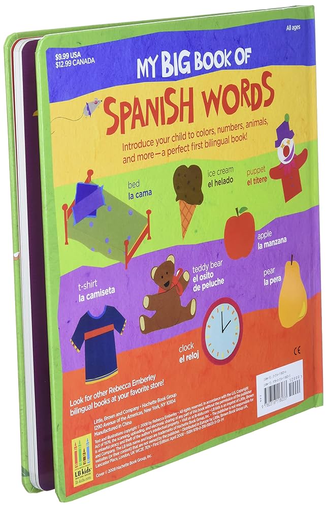 My Big Book of Spanish Words (Spanish and English Edition