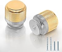 Vista 9 de 25 pomos moleteados para gabinetes, tiradores de cajones de cocina, perillas decorativas para armarios y cajones, herrajes moleteados