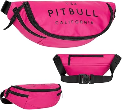 PITBULL - Waist Bag AVENIDA, Nylon Fanny Pack with Zippered Pockets, Unisex
