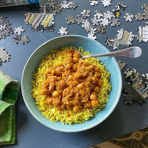 Miniatura 4 de Café Spice Channa Masala con arroz con limón, comida india, a base de plantas, 16 onzas