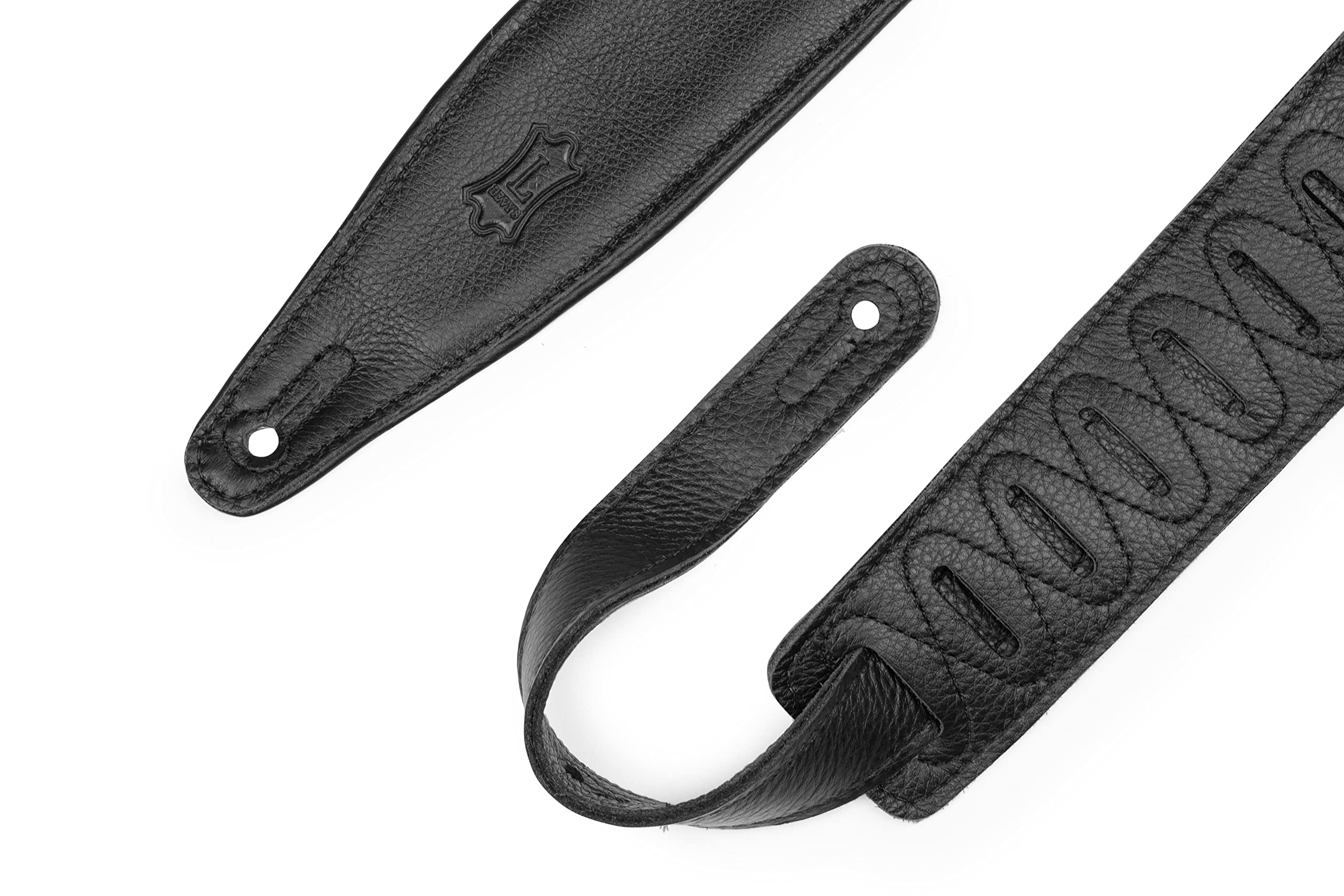 Levy's Leathers Garment Leder Gitarrengurt mit Stickerei Moon Phases