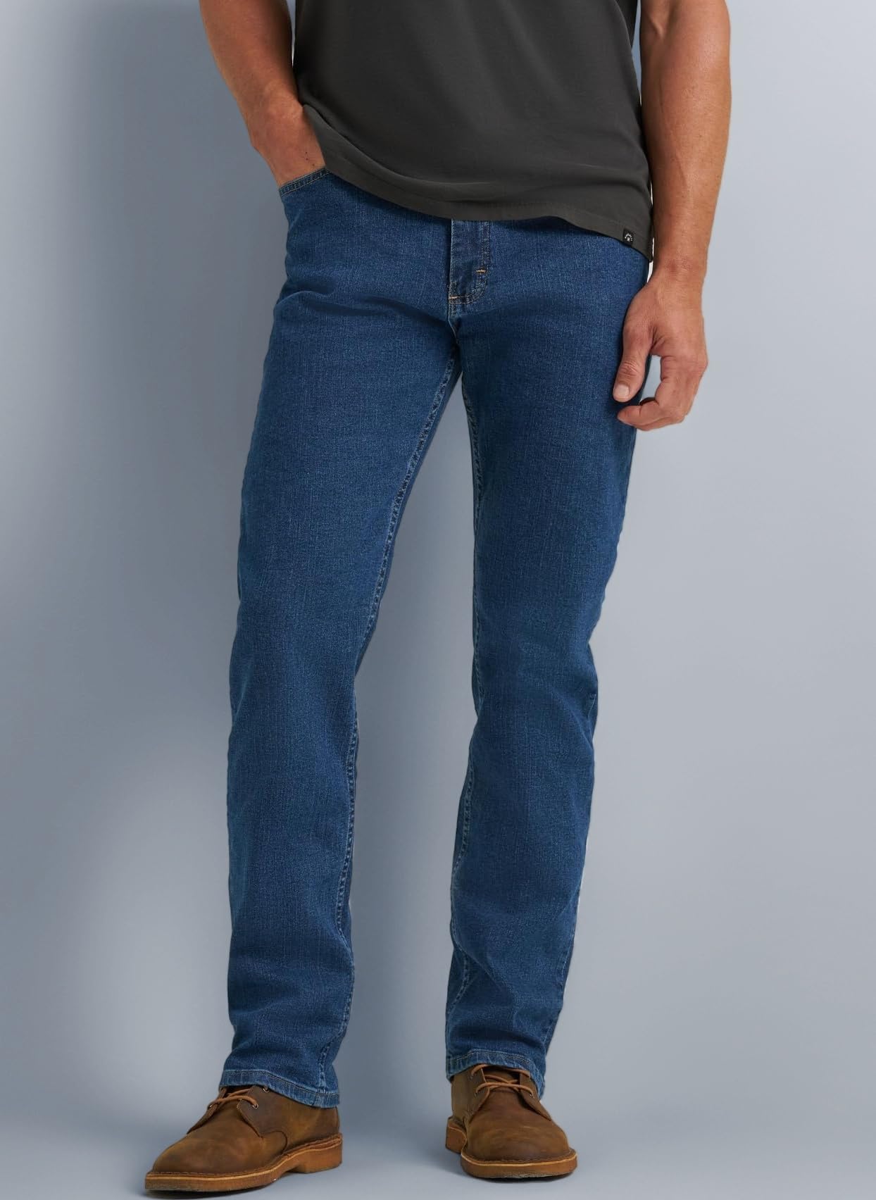 Wrangler(ใฉใณใฐใฉใผ) ใธใผใณใบใ ใฌใฎใฅใฉใผใใฃใใใณใณใใฉใผใใใฌใใฏในใฆใจในใใธใผใณใบใ Classic Comfort-waist Jean ใกใณใบ