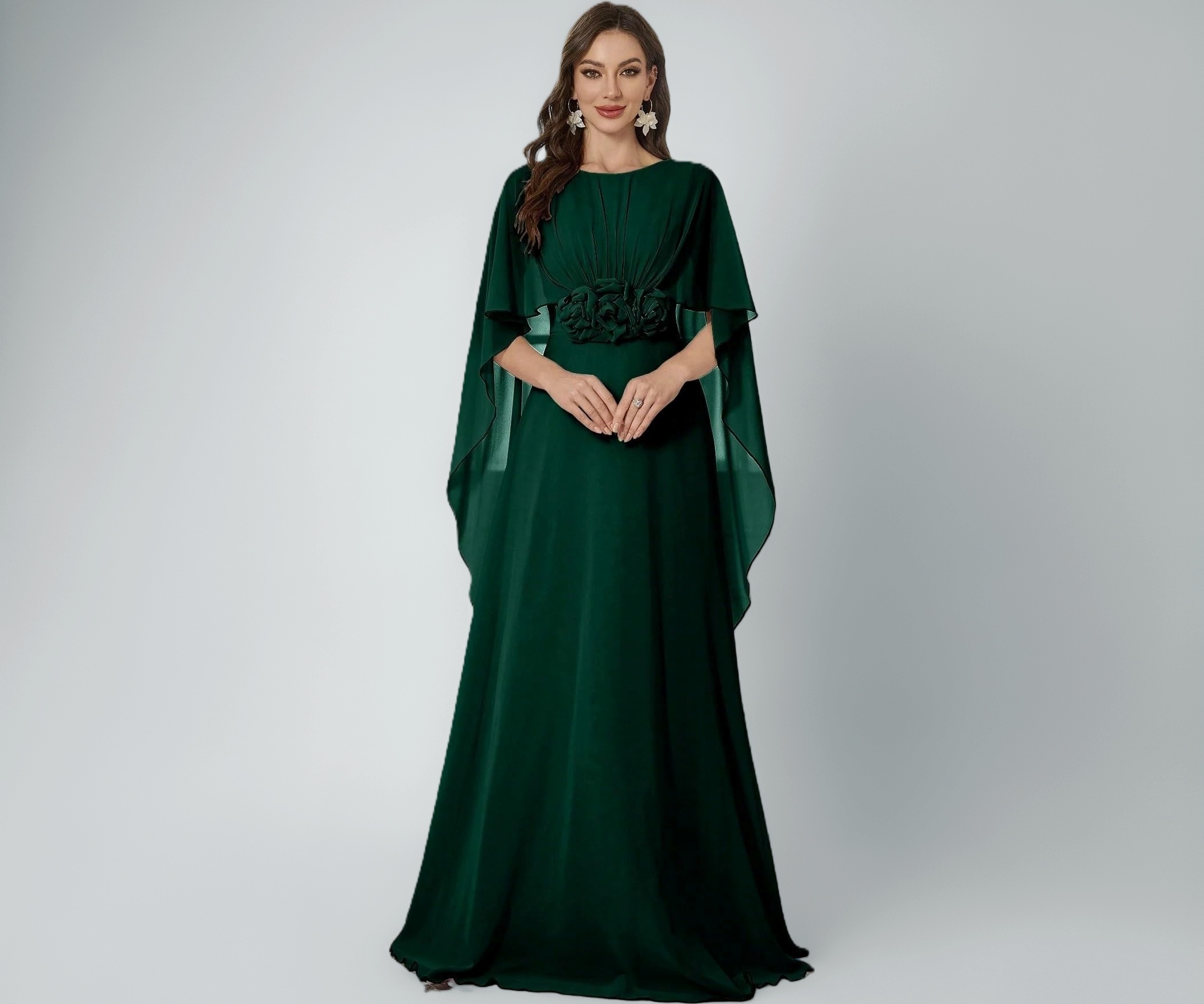 long sleeve green dress amazon Buy Zurity Women | Western Dresses for Women casual green long sleeve dress