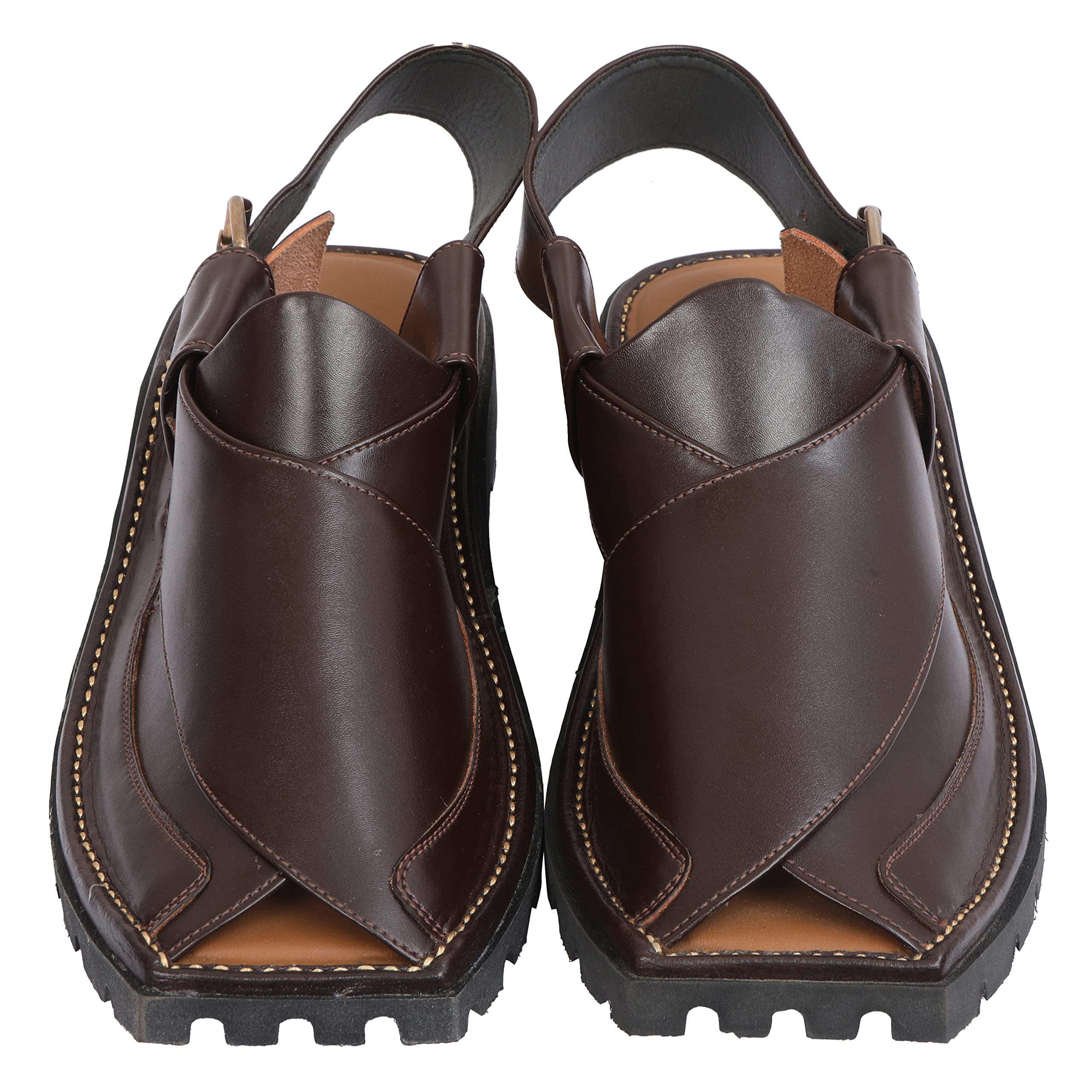 Peshawari Sandal Vibram for Men - Coffee (numeric_8) (B0CC6W3PKT) Amazon Price History, Amazon Price Tracker
