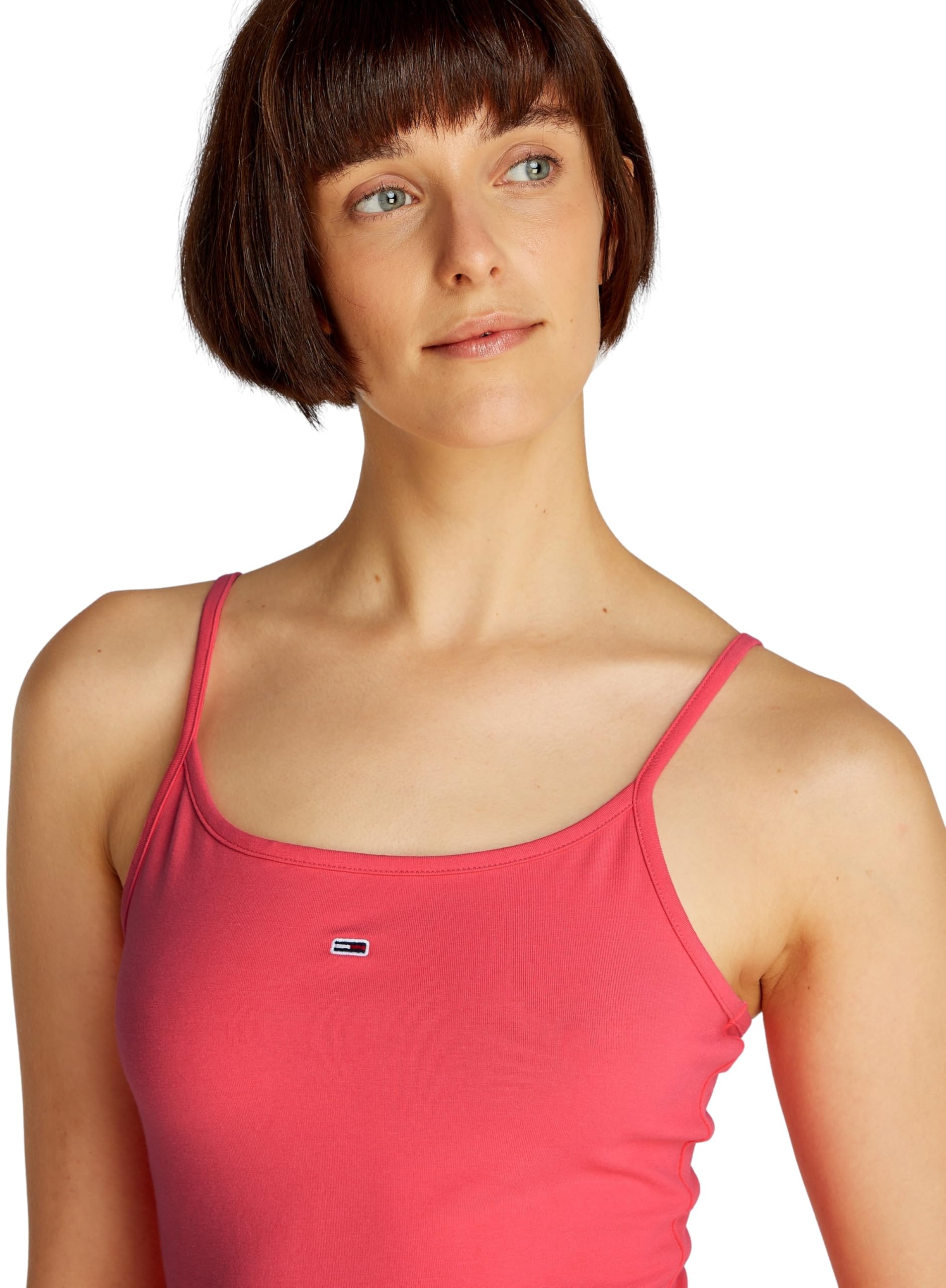 Tommy Jeans Vestido Mujer Essential Strap Flare con Tirantes Estrechos