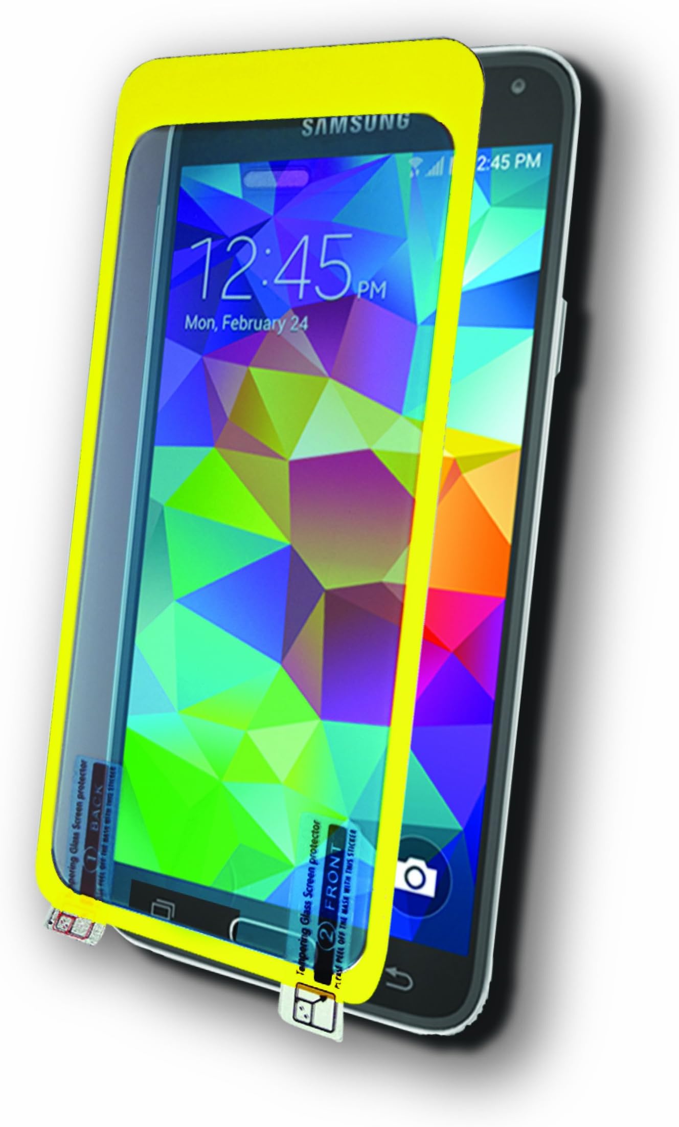 SymtekTS-TG-405 TekShield Tempered Glass Screen Protector for Samsung Galaxy S5, Clear