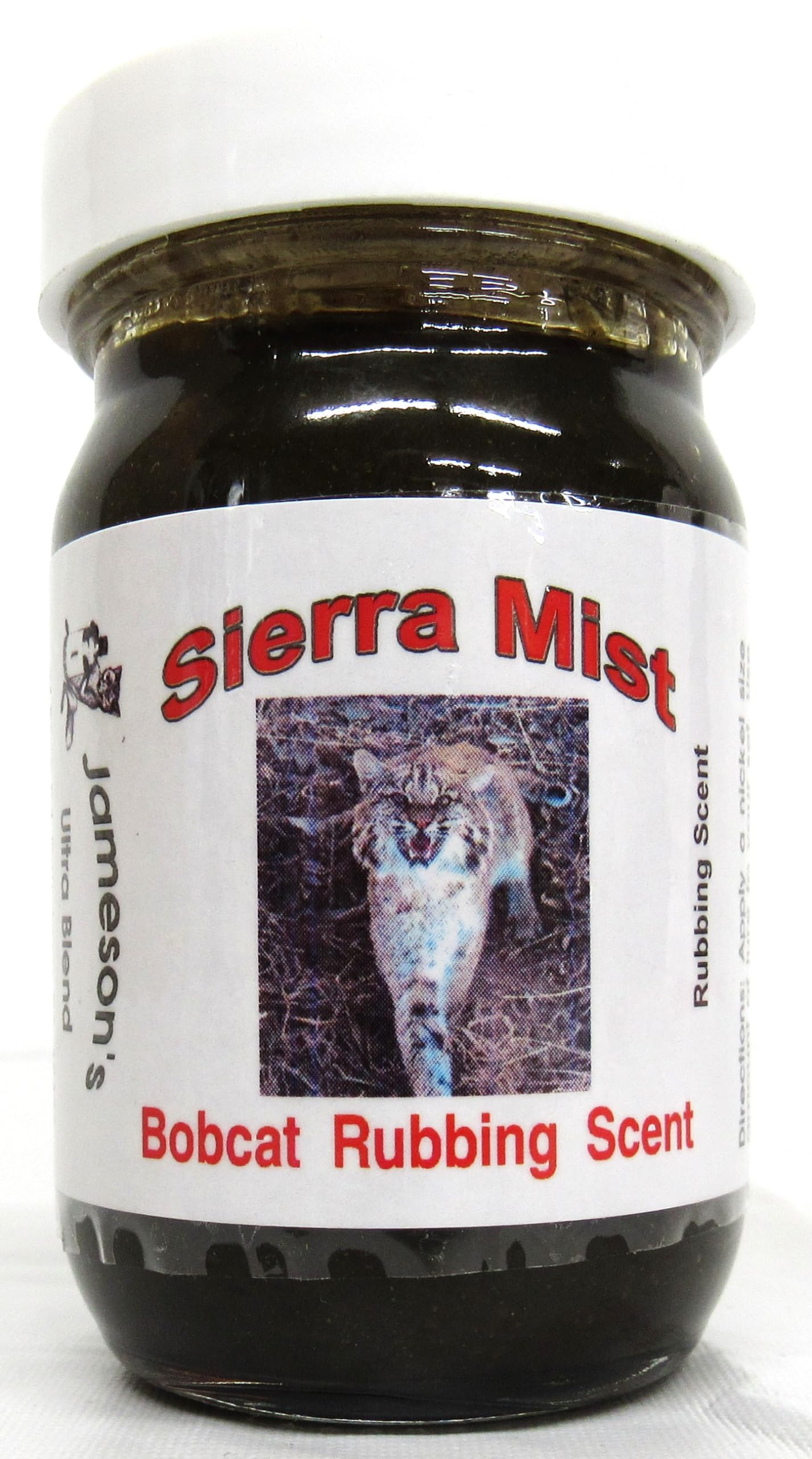 Sierra M ist - Bobcat Gland Rubbing Scent Jameson Lures - 4 Ounce Jar