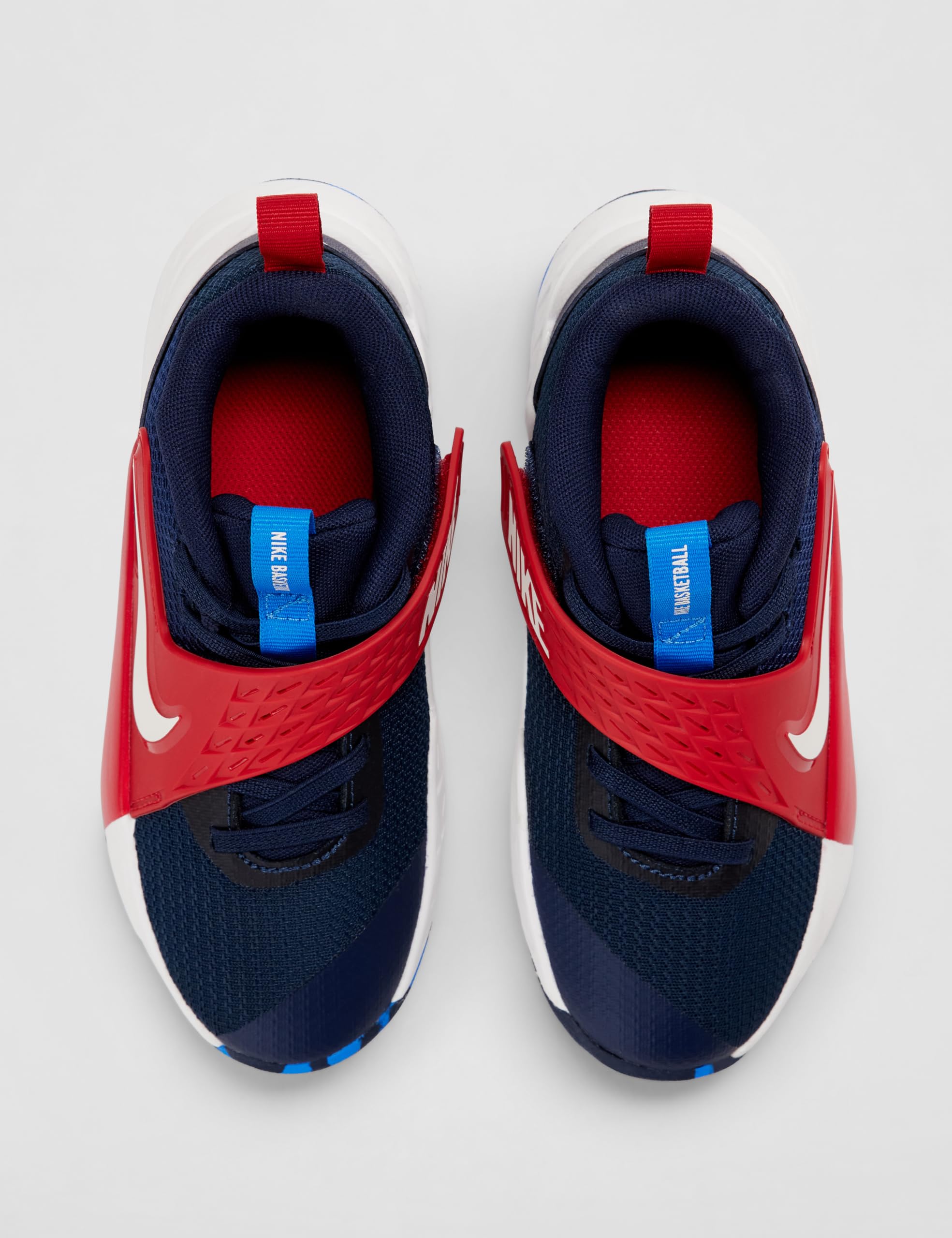 Nike Unisex Team Hustle D 12 Tm Navy/Sail-University Red-Photo Blue Basketball Shoes UK 6 3