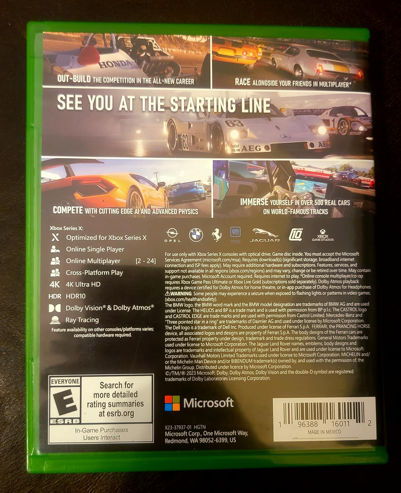 Removed content VS Forza Motorsport 7, Useless disc, need to be online