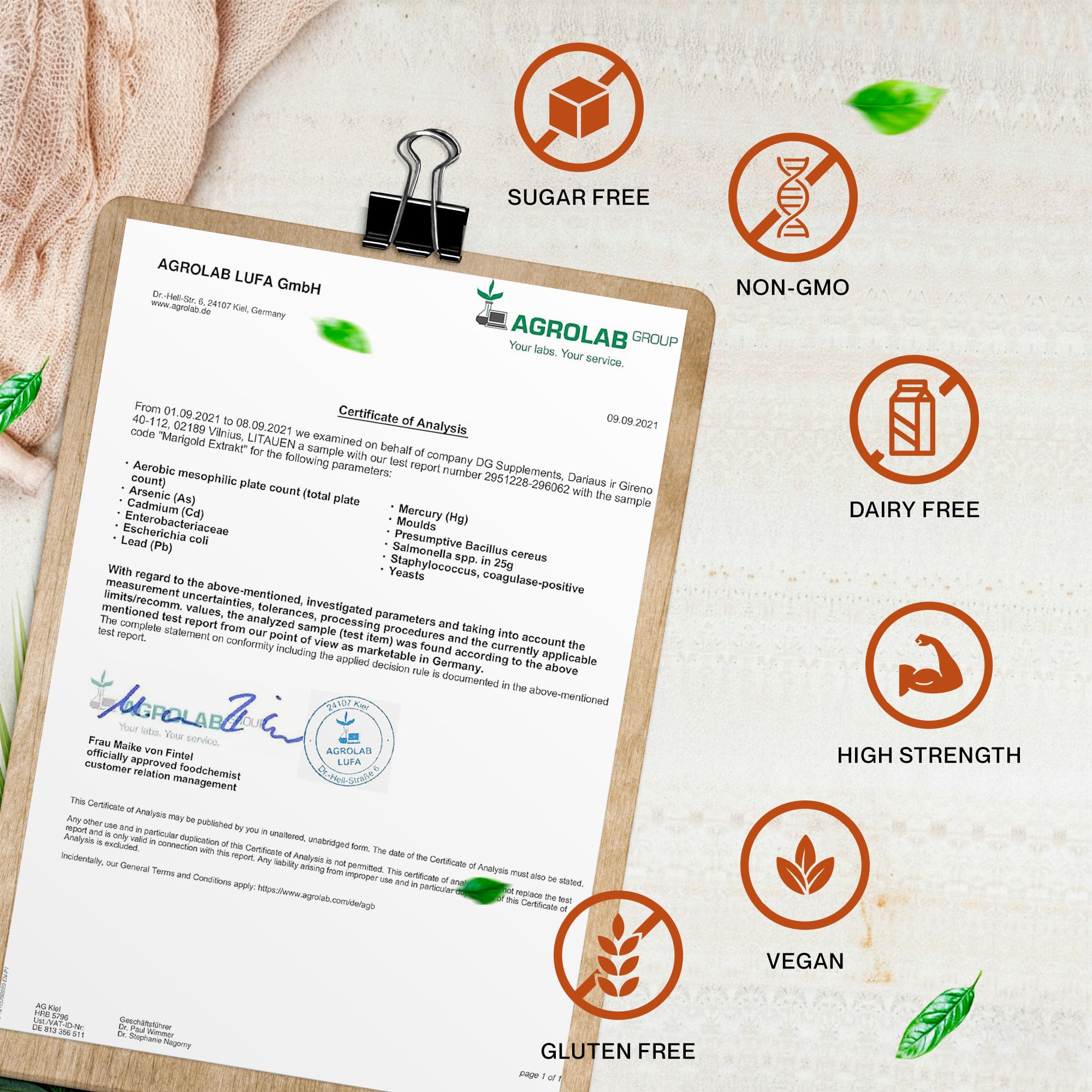 Hepatica Lutéine | 30 mg, Zéaxanthine 6 mg & Méso-zéaxanthine 9 mg | extrait de souci 300 mg | 120 Gélules Véganes | Tagetes erecta | GMP & Testé en Laboratoire Indépendant