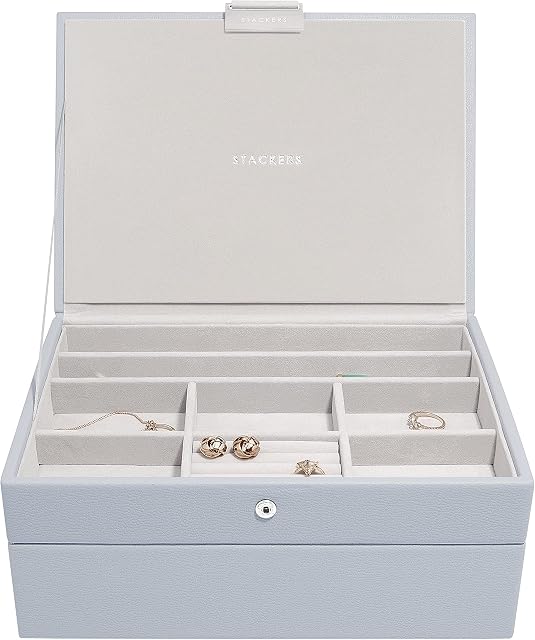 Stackers Lavender Classic Jewellery Box, Set of 2