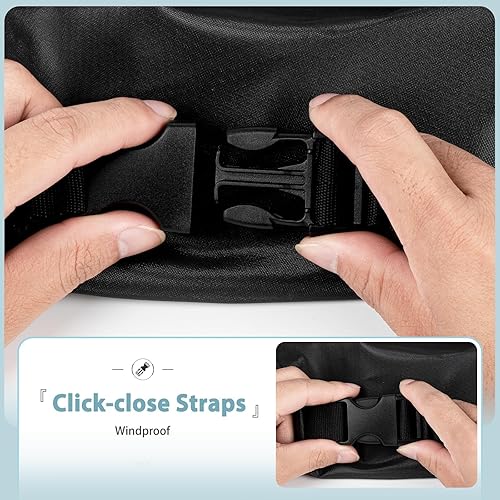 Miniatura 6 de SHINESTAR Cubierta de parrilla para Blackstone Serie Culinary de 28 pulgadas, resistente al agua, 5472, cubierta de parrilla de gas con ventilación