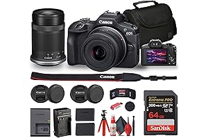 Canon EOS R100 Mirrorless Camera Kit: Capture Memories with 2 Lenses