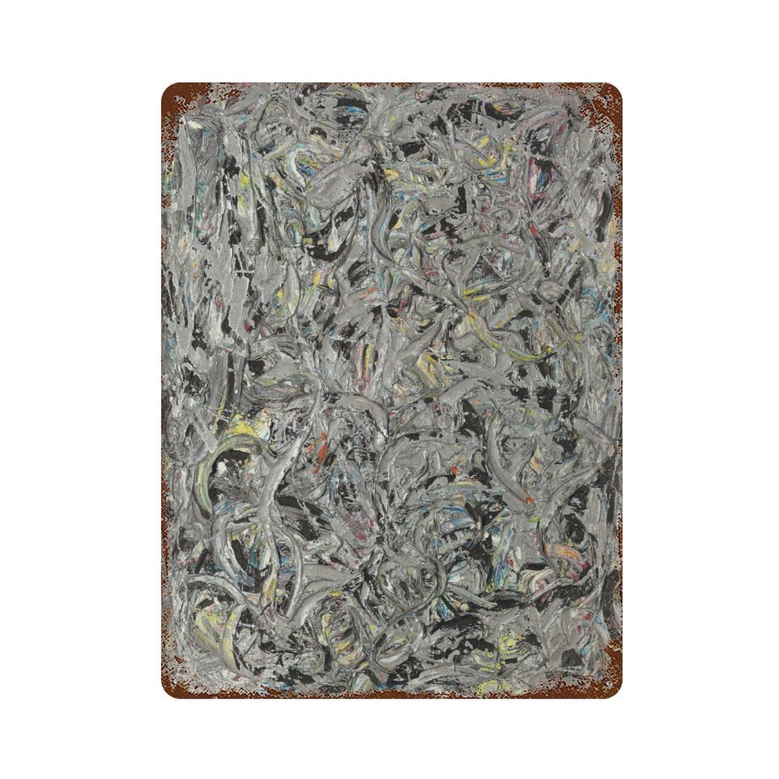 xiaoxiaoshen Jackson Pollock Abstract Expressionist3 Wall Decor Art Metal Tin Poster Modern Home Decor Art Home Bar Shop Decorations Vintage Sign 40x30cm