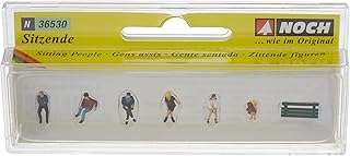 Noch 36530 Sitting People & 1 Bench N Scale Figures