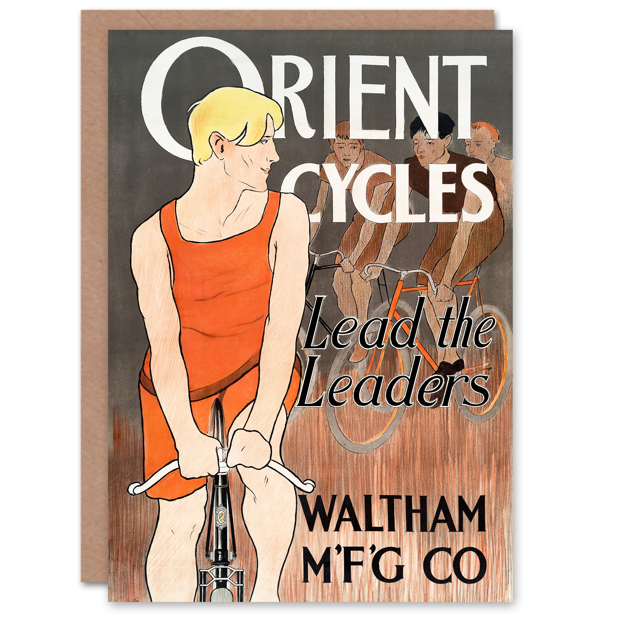 Artery8 Edward Penfield Art Card Vintage Bicycle Advert Cycles