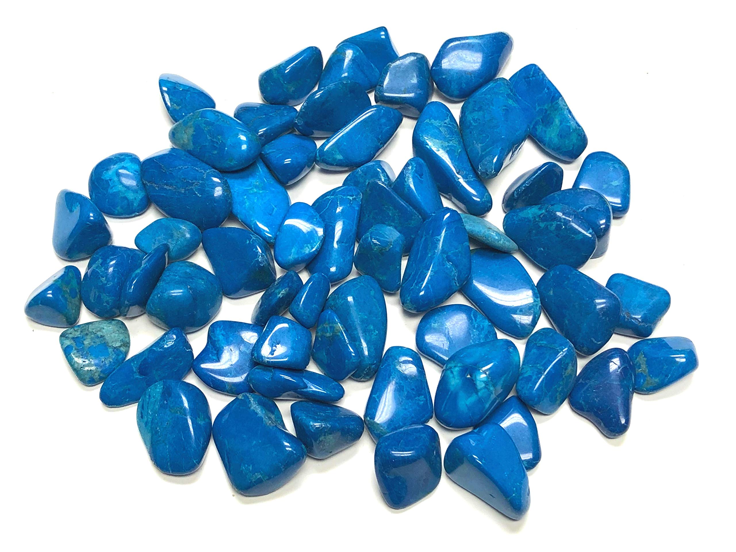 Amazon.com: Zentron Crystal Collection: Tumbled Blue Howlite in