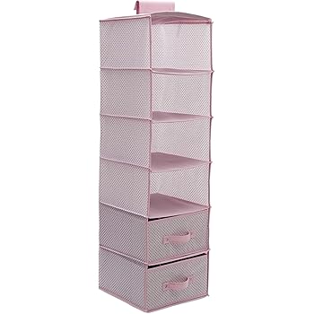 delta children 6 shelf storage with 2 drawers