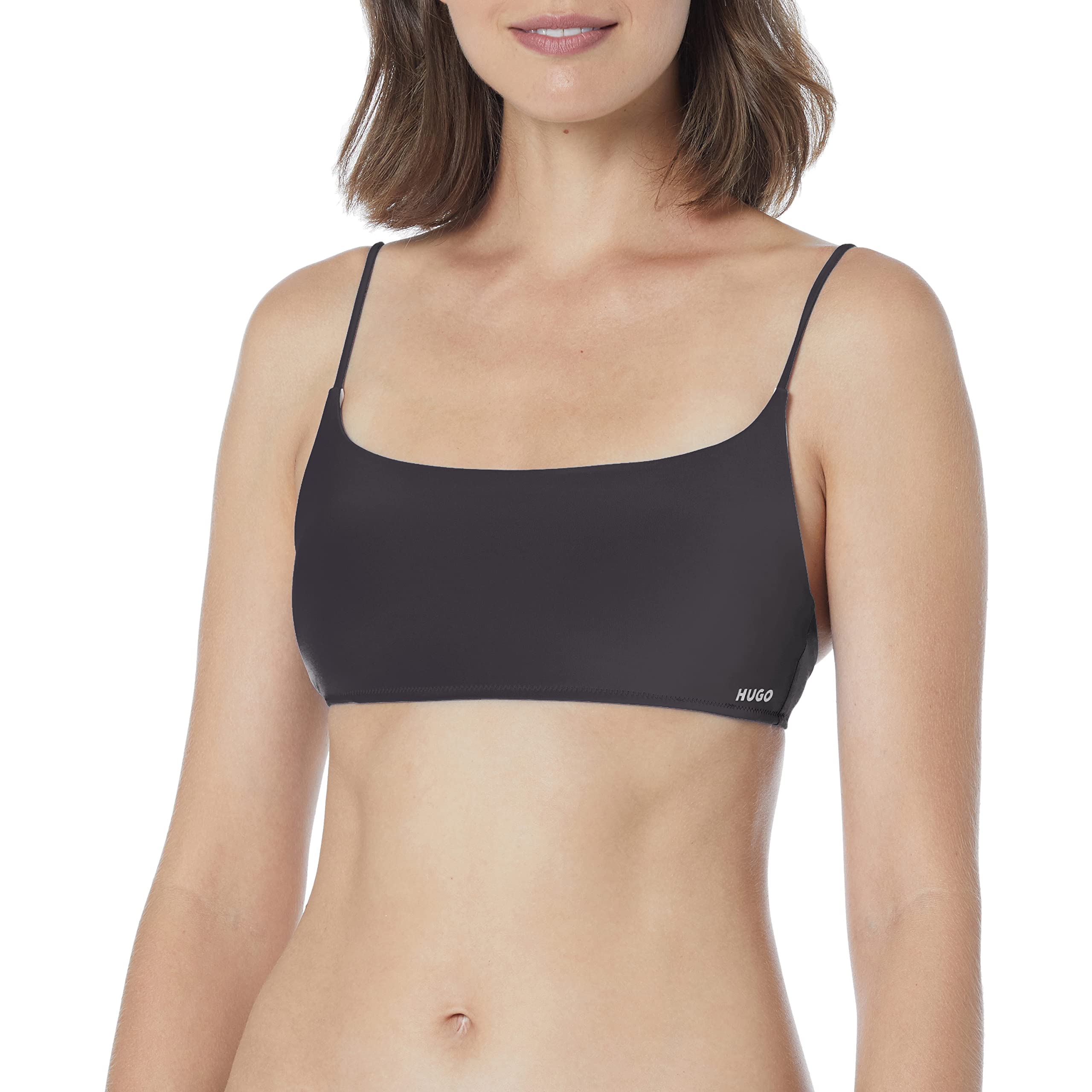 HUGO Kultige Slim Fit Bralette Badeanzug Top Costume Non Coordinato Donna