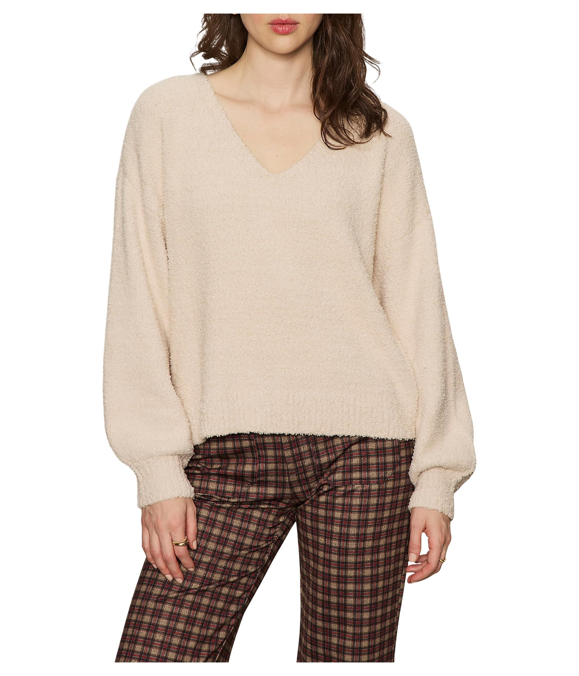 Sanctuary Womens Teddy Shine Sweater