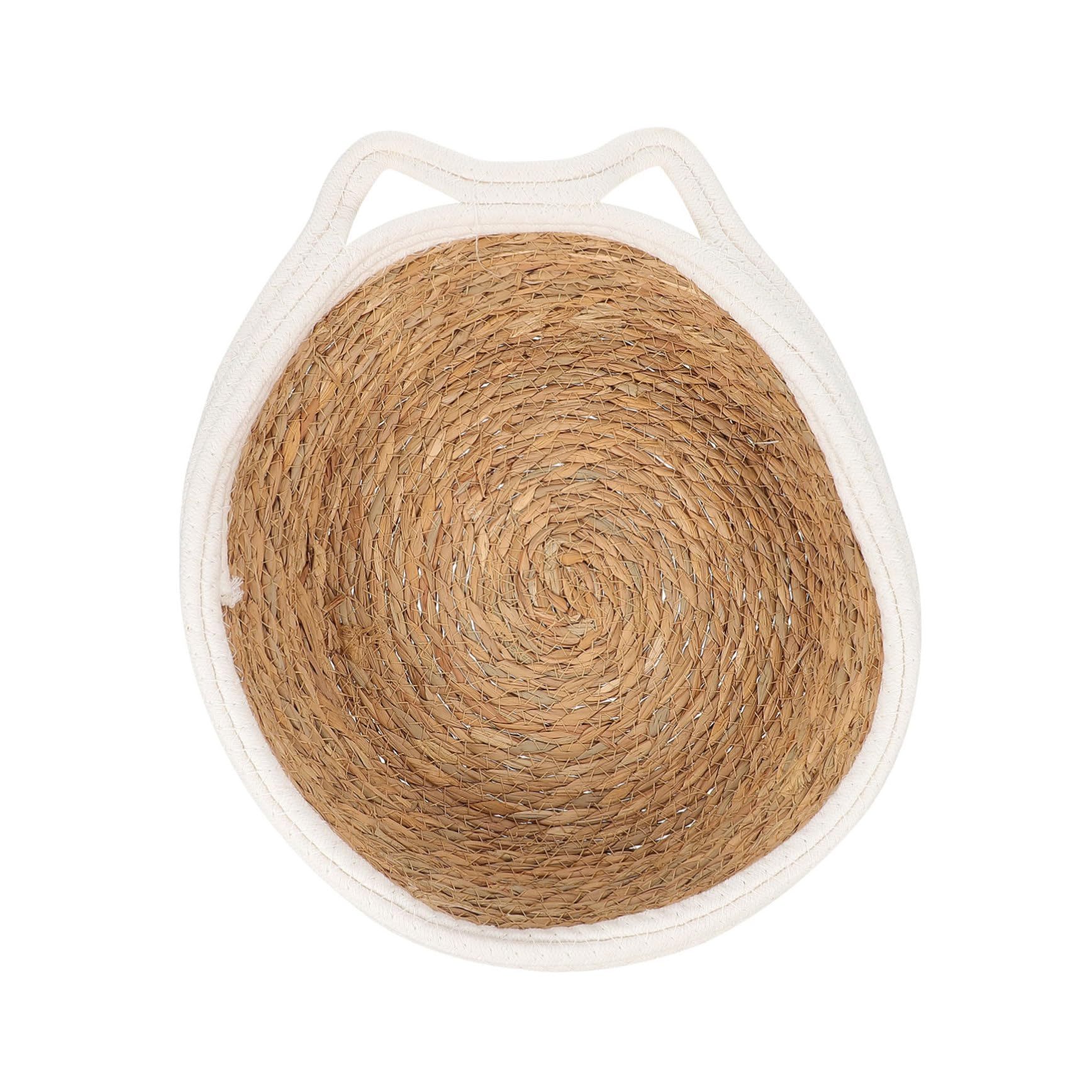 Sosoport Hand Woven Cattery Nest Comfortable for Summer Relaxing Cat Window Perch