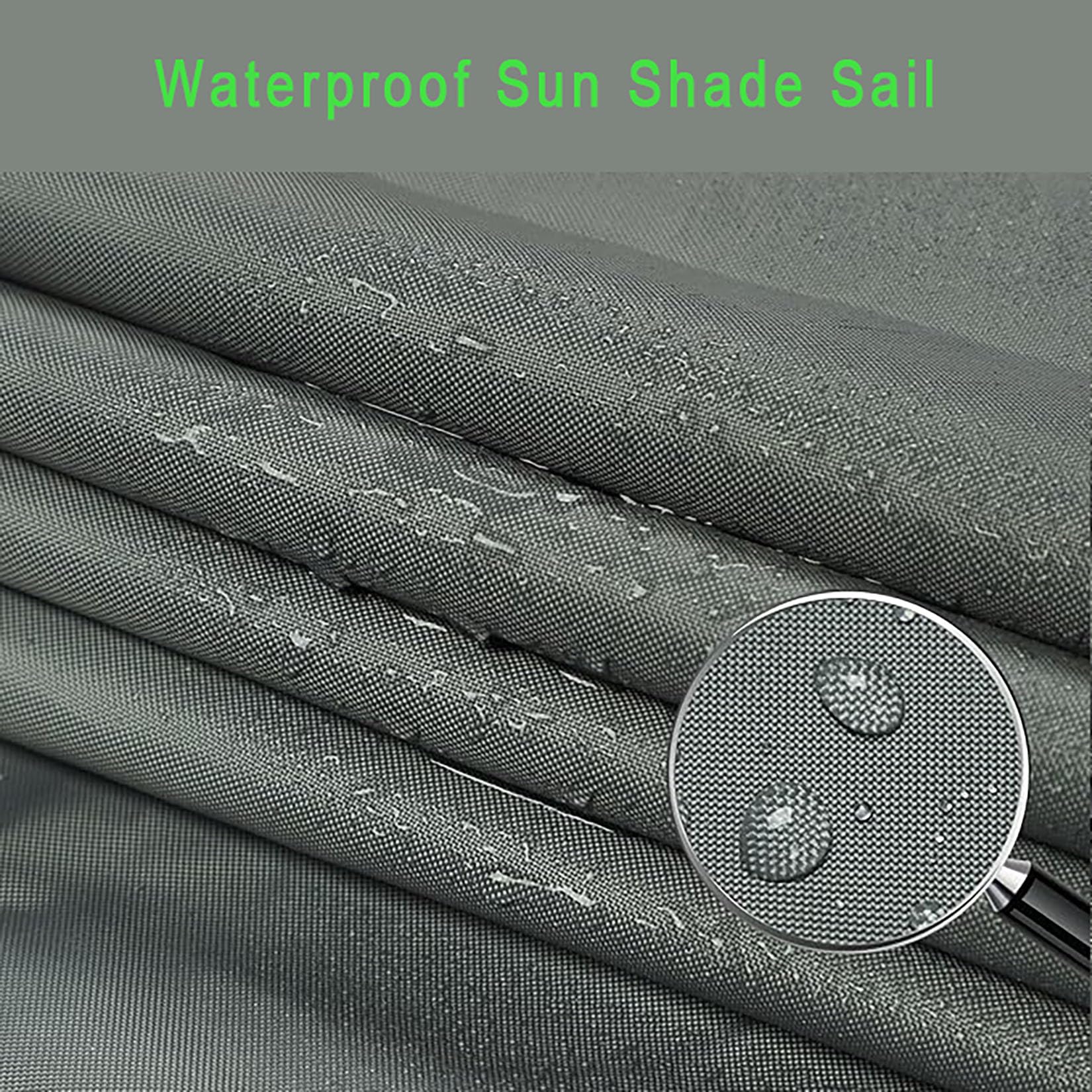 Tessuto Ombreggiante 240 x 330 cm Protezione UV 98%, Impermeabile Protezione Panno Ombreggiante con Occhielli per Pergola Piante da Patio Serra Pollaio, Piscina, Color Crema