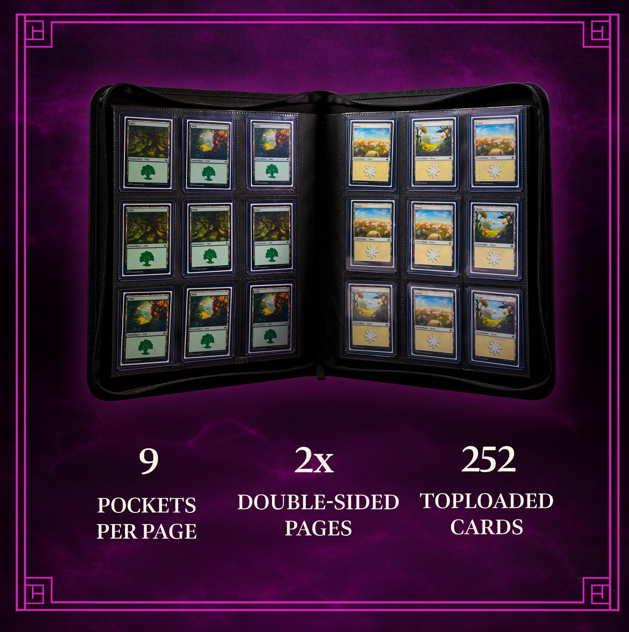 Amazon.com: SleeveChief Darkness Top Loader Binder | Special