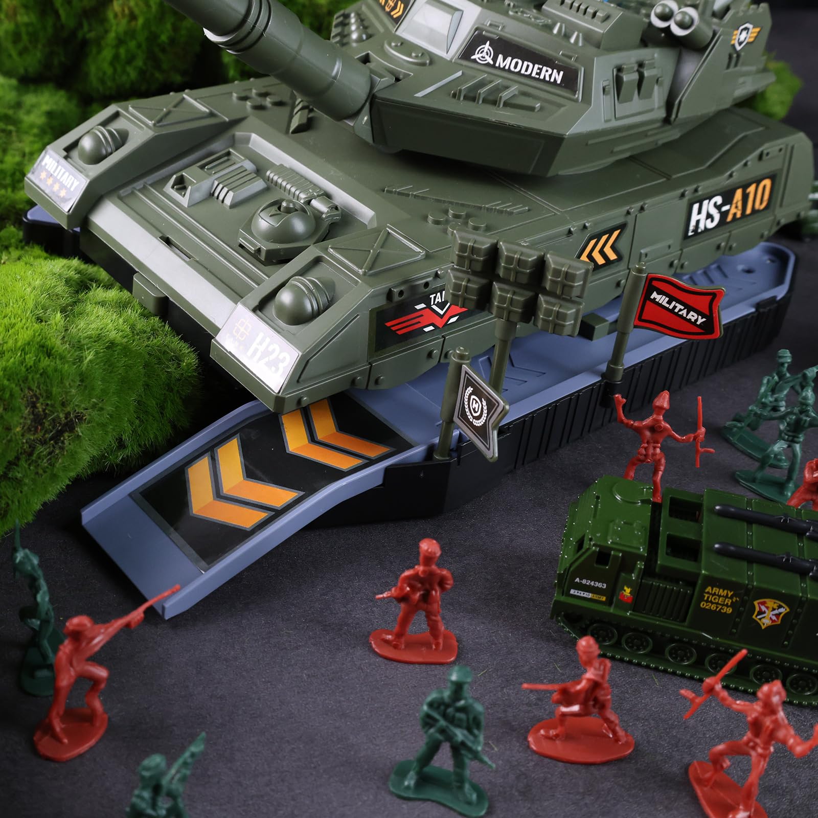 Amazon.co.jp: AMOR PRESENT 45個 陸軍戦車おもちゃセット おもちゃ
