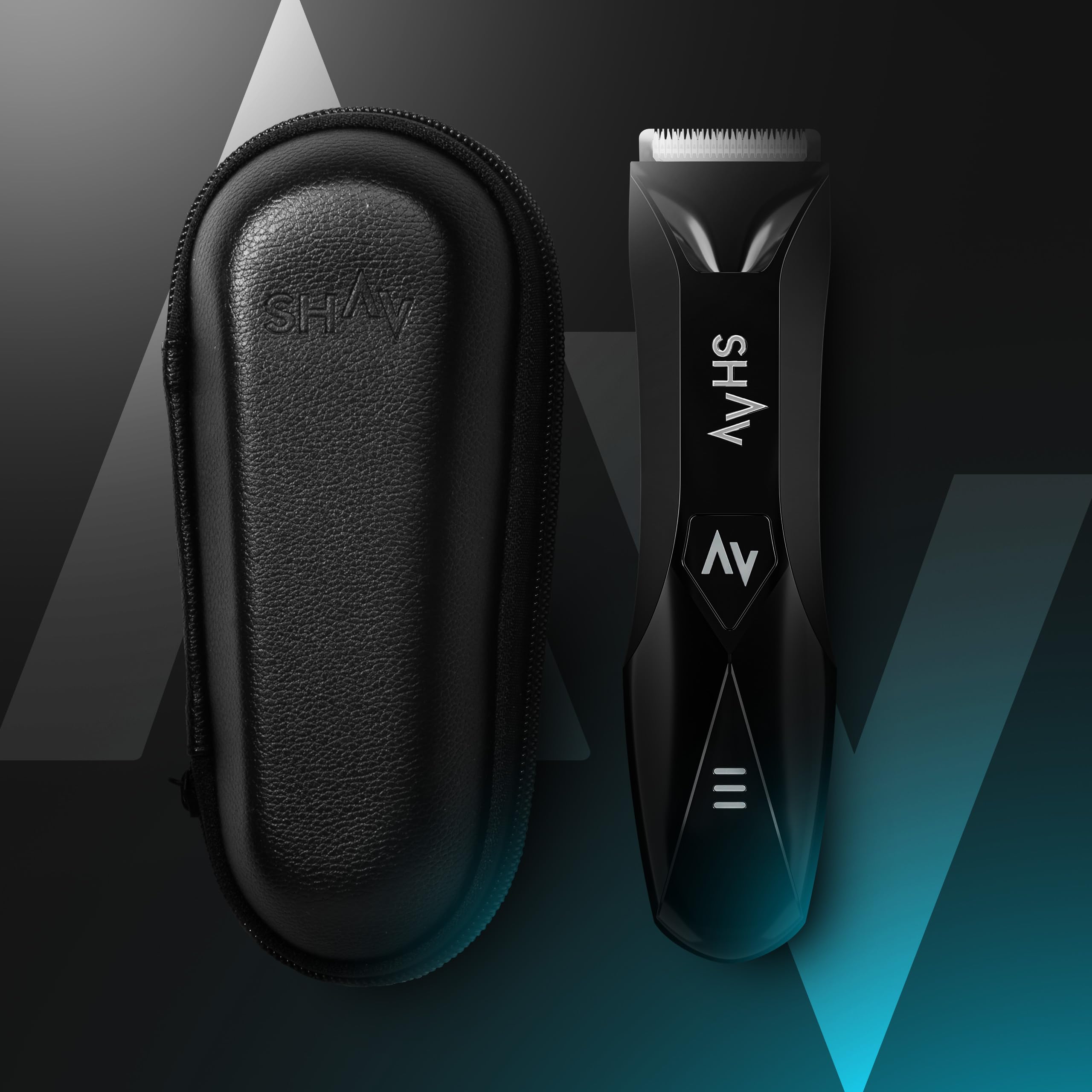Shav™ - Etui podróżne na golarkę CutFree™, maszynka do włosów na mokro i na sucho z wymiennym ceramicznym modułem ostrza, bodygroomer do włosów intymnych i na ciele