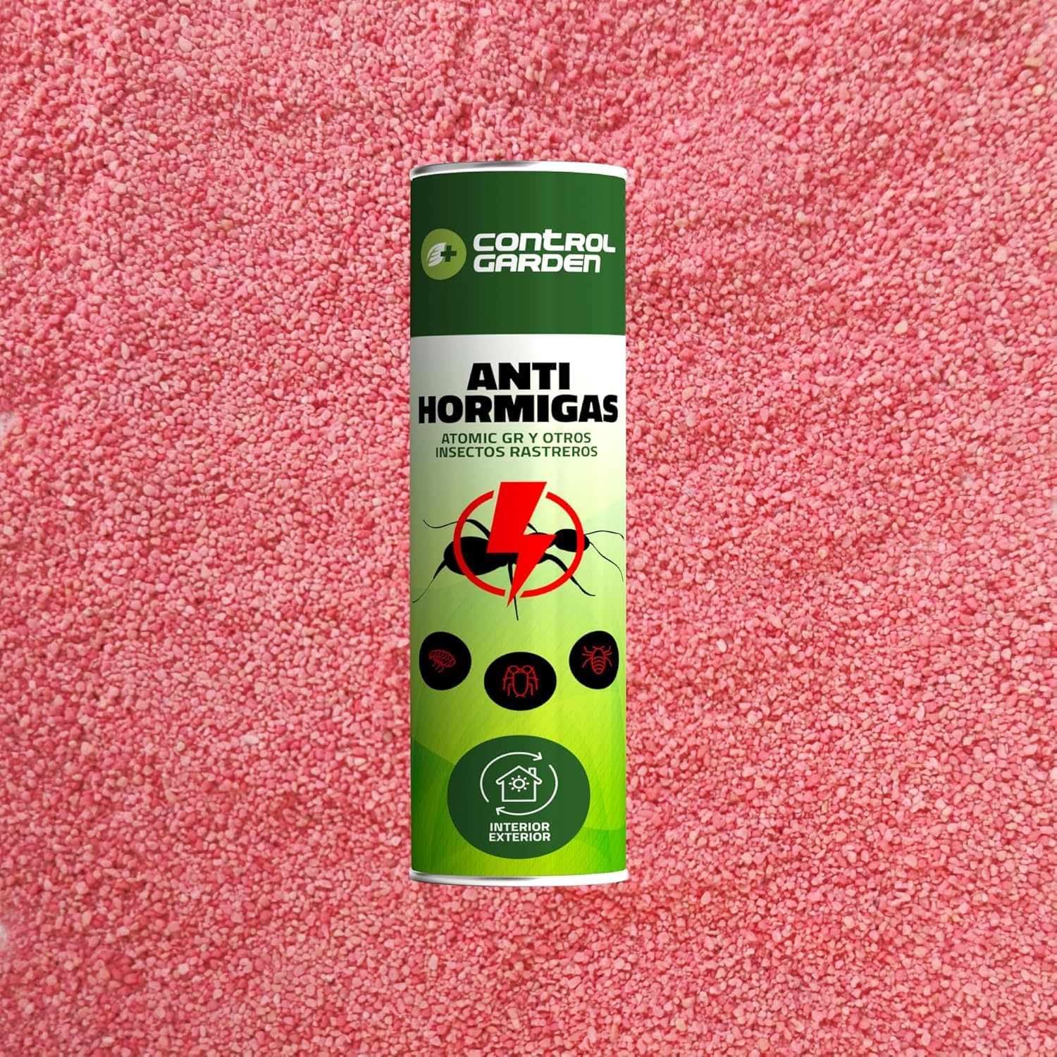 CONTROL GARDEN Pack AntiHormigas Talquera 600 GR + Spray 750 ML | Solución Definitiva Elimina Hormigas, Hormigueros y Colonias | Apto Interior y Exterior | Chinches, Cucarachas e Insectos Rastreros