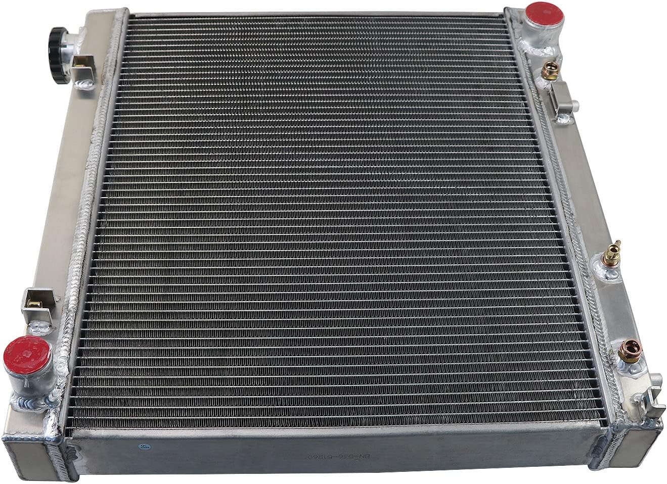 Full Aluminum Radiator compatible with 2005-2011 Dodge Ram Dakota ST SXT SLT 3.7L 4.7L 3 Row Core Radiators