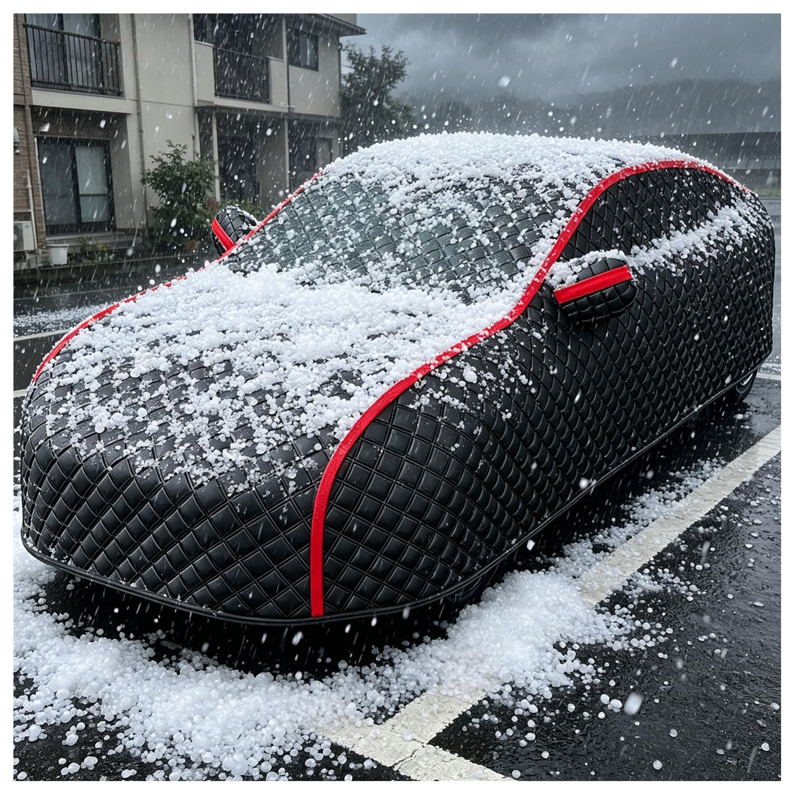 Bâche Voiture Anti-Grêle pour Dacia Duster 2023-2027 | Protection Contre La Grêle,Isolation Thermique,Protection Contre La Neige,Protection Contre Le Gel,Matériau épais écologique