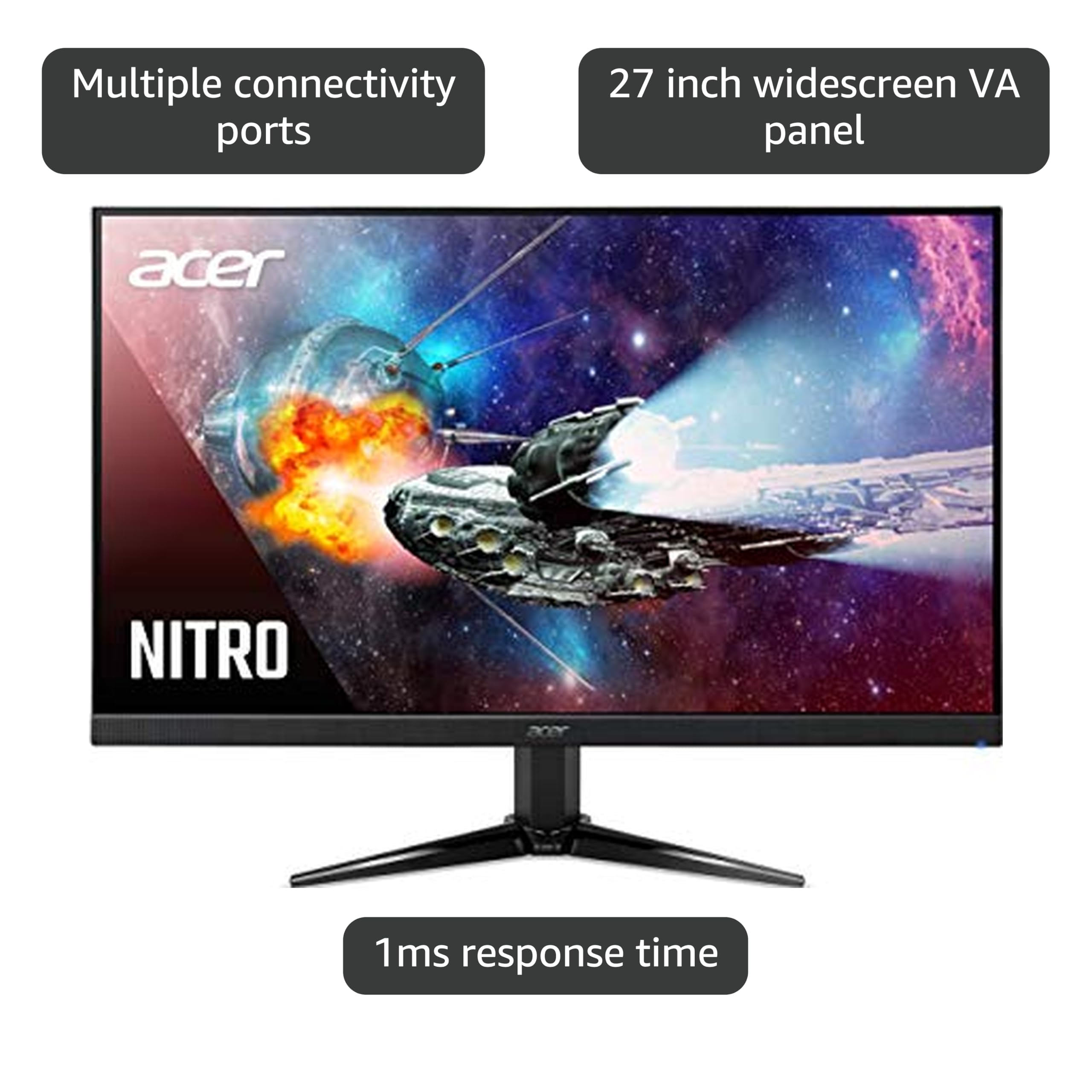 ACER モニター　QG271 27インチ Amazon.com: Acer Nitro QG271 bipx 27