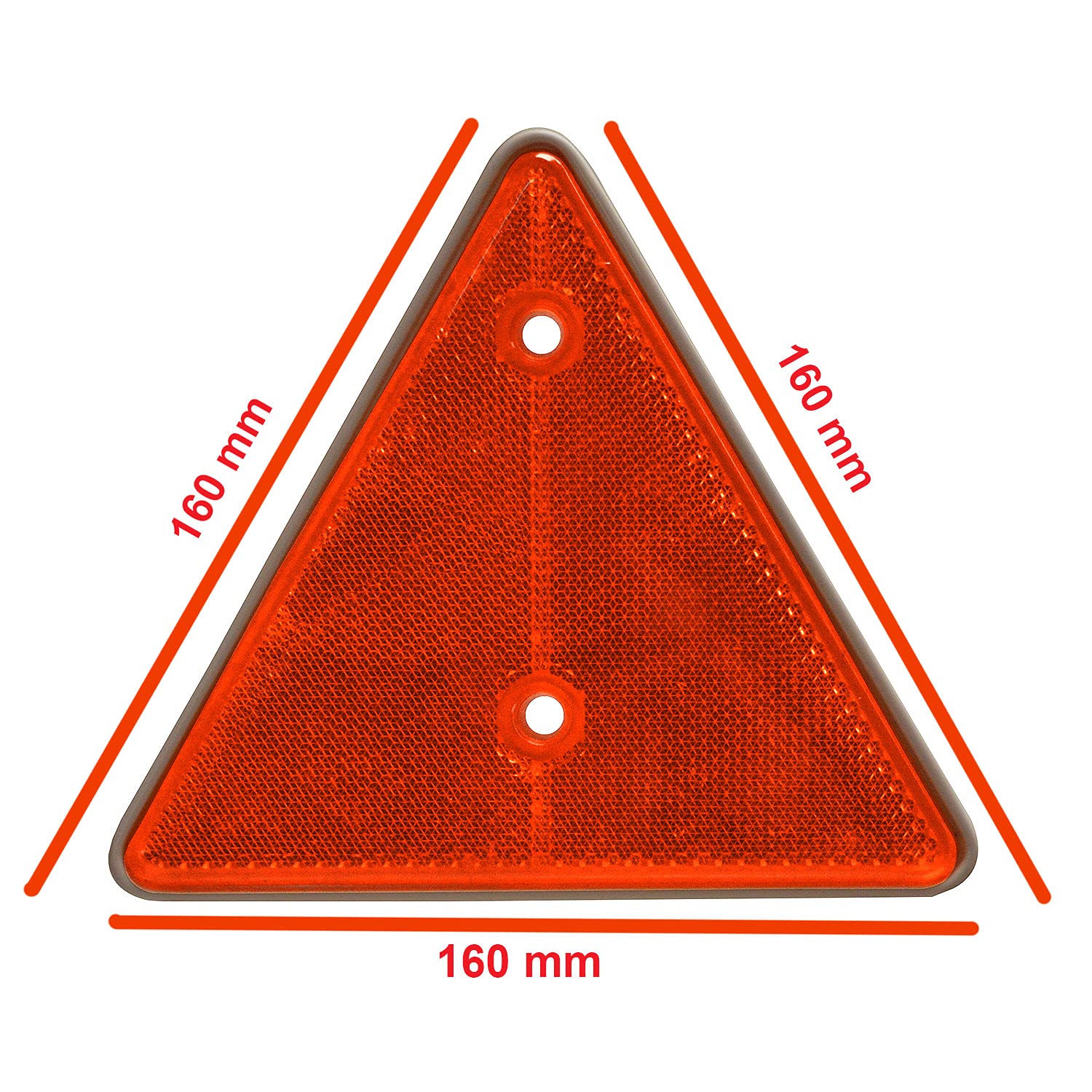 Ambra Posteriore Indicatore Indicatore Catarifrangente Triangolare Autotelai Per Rimorchi Caravan- 15000302