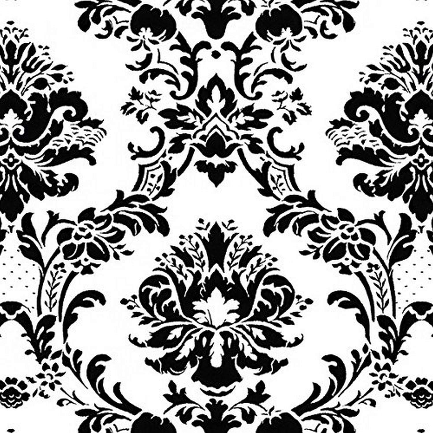Manhattan Comfort NWBK32013 Gulfport Double Roll of Decorative Solid Vinyl Wallpaper, Black/White