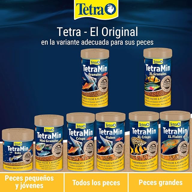 Foto 7 de 8 de TetraMin XL Flakes Alimento para peces ornamentales grandes, 10 L