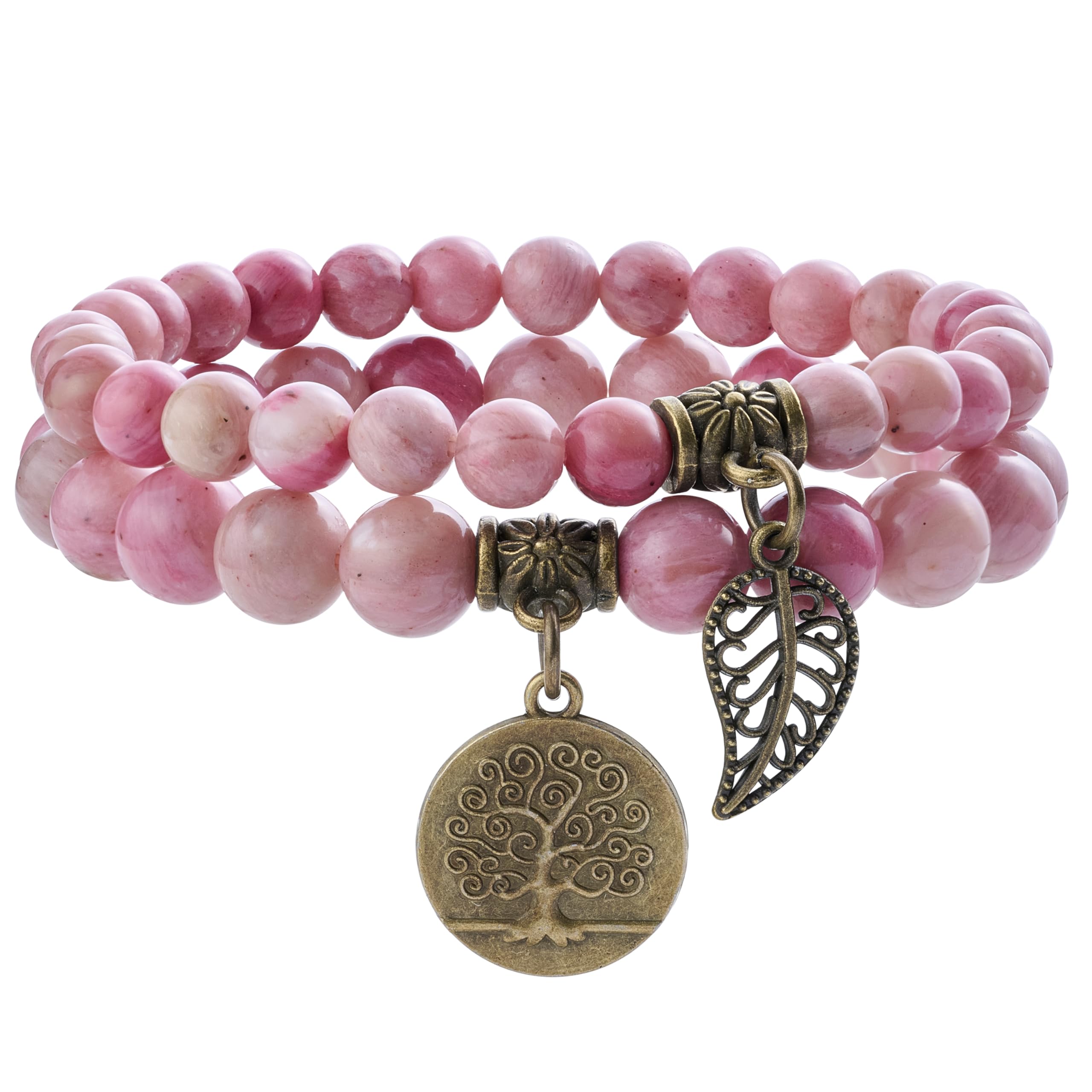 Farfume Chakra Armband Echte Steine, Echte Steine-Edelsteine Armband fur Damen