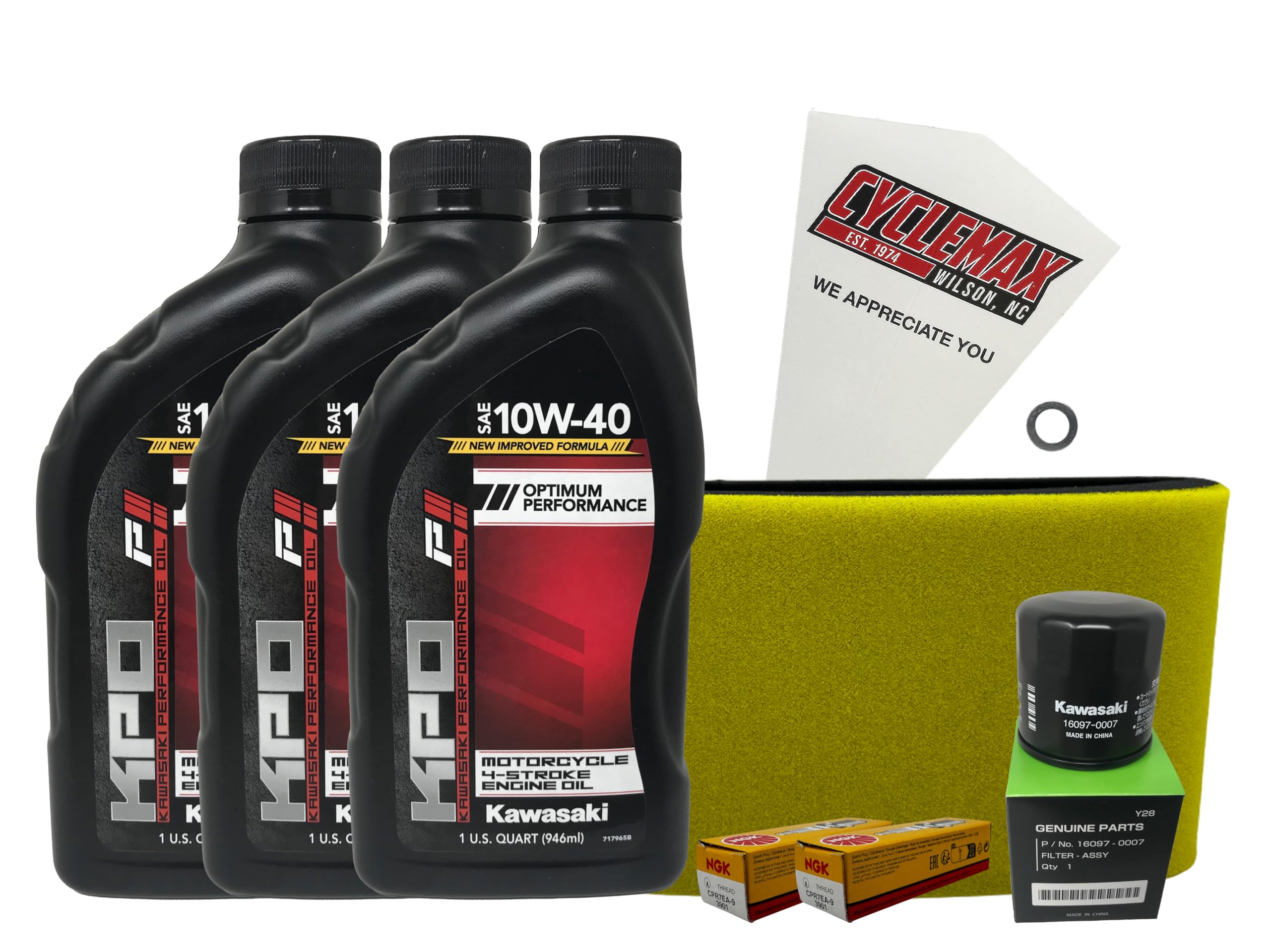 Amazon.com: Cyclemax Standard Tune Up Kit with Spark Plugs