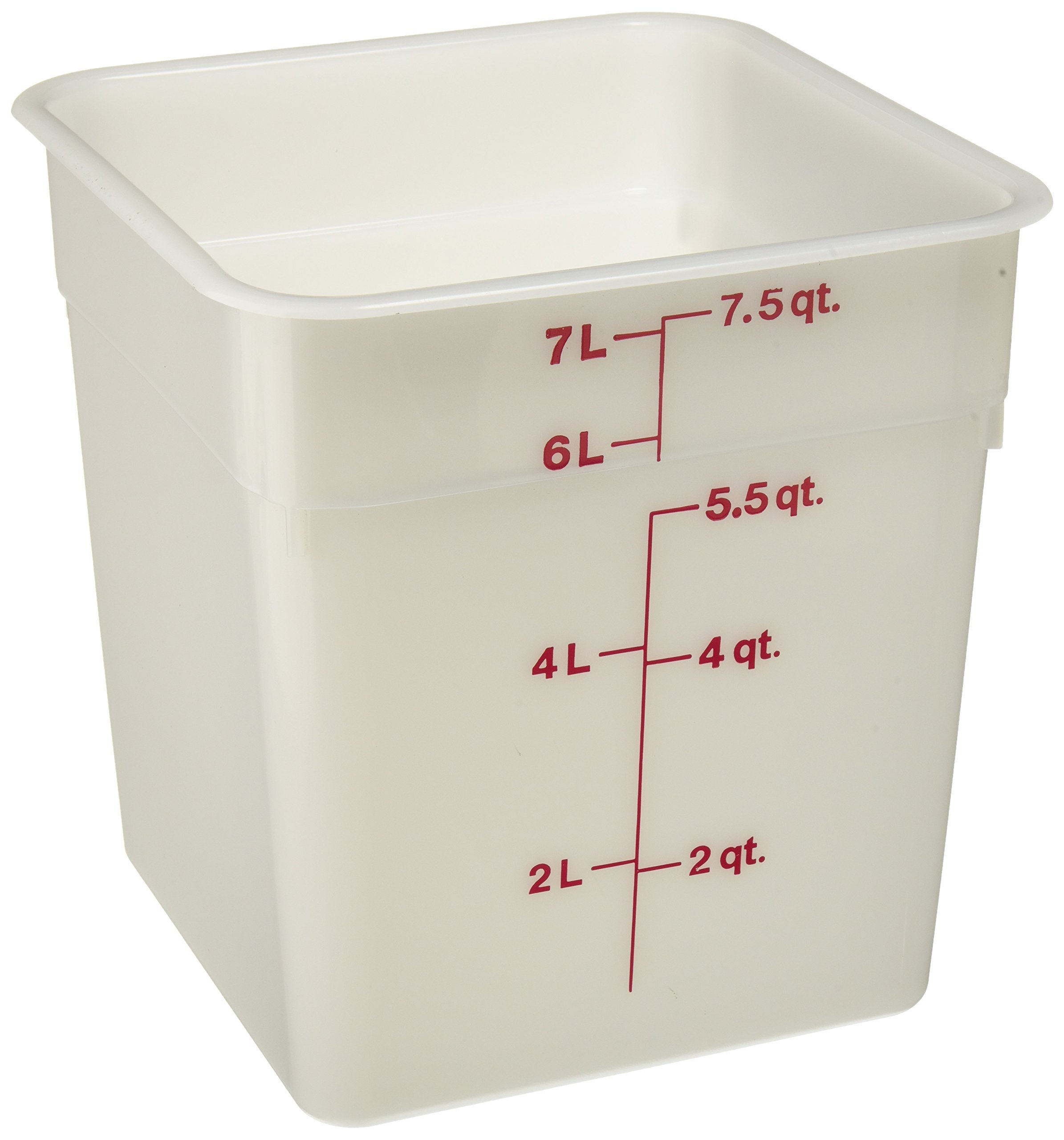 Cambro 8SFSP-148 Poly CamSquare 8 Quart Food Storage Container
