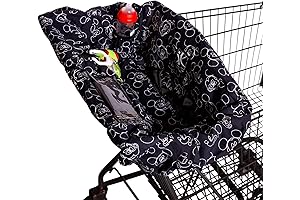 Disney Baby by J.L. Childress Shopping Car & High Chair Cover for Baby & Toddler