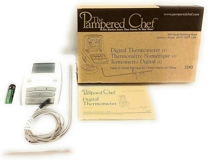 Pampered Chef Digital Thermometer 2243 Digital Kitchen