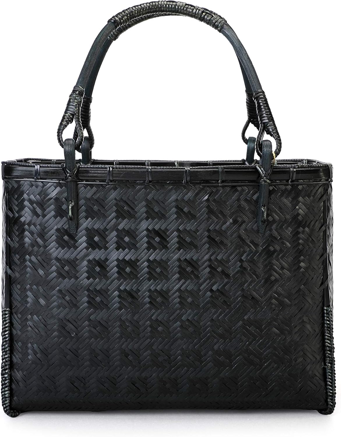 インドネシア バリ島 アタ 収納ボックス バスケット アタ 【蓋つき】角