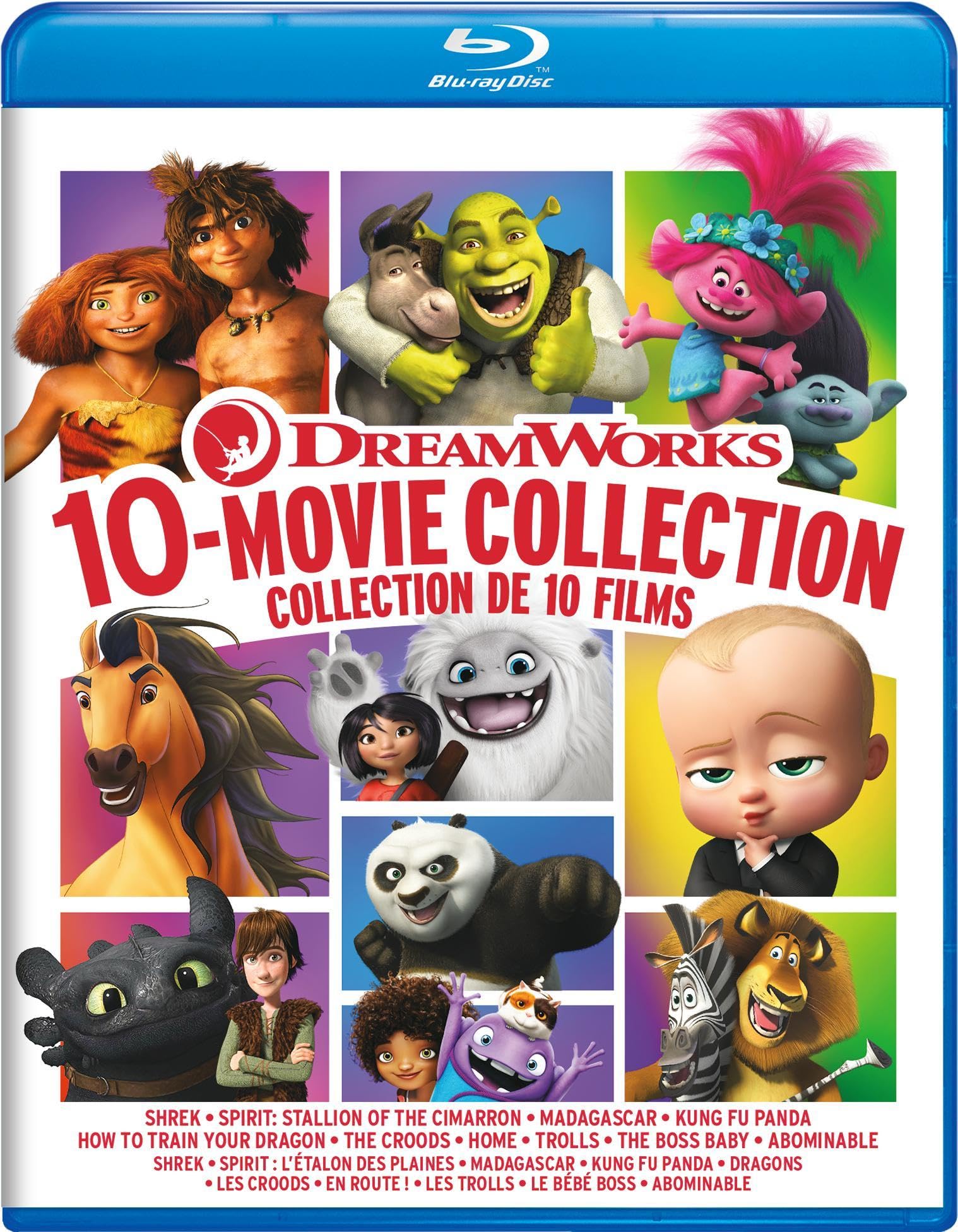 DreamWorks 10-Movie Collection [DVD] (Bilingual) [Blu-ray]: Amazon