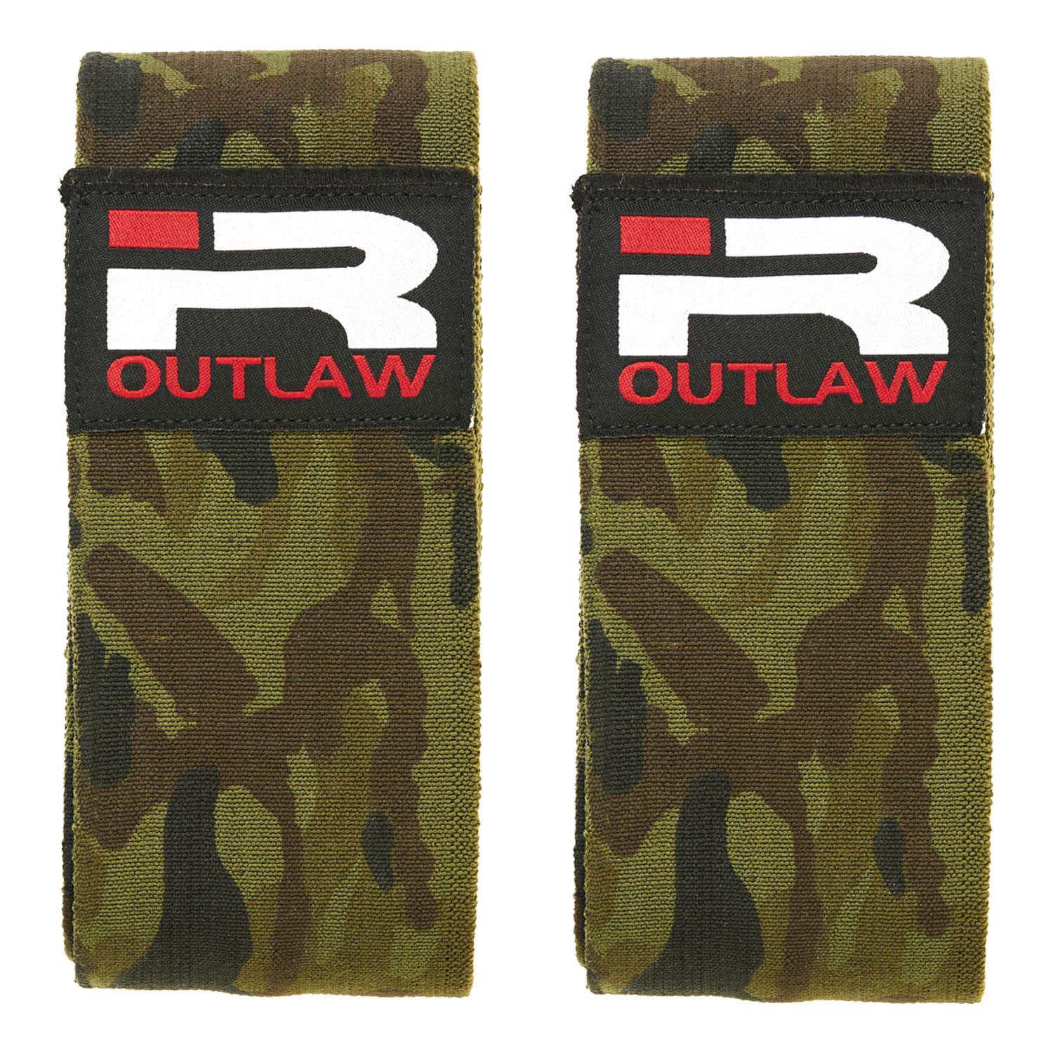 Iron Rebel Outlaw Knee Wraps - Strong and Durable for Advanced Lifters - Support and Stability in Squats, Powerlifting, Bodybuilding or Cross Training - for Men and Women (Pair)