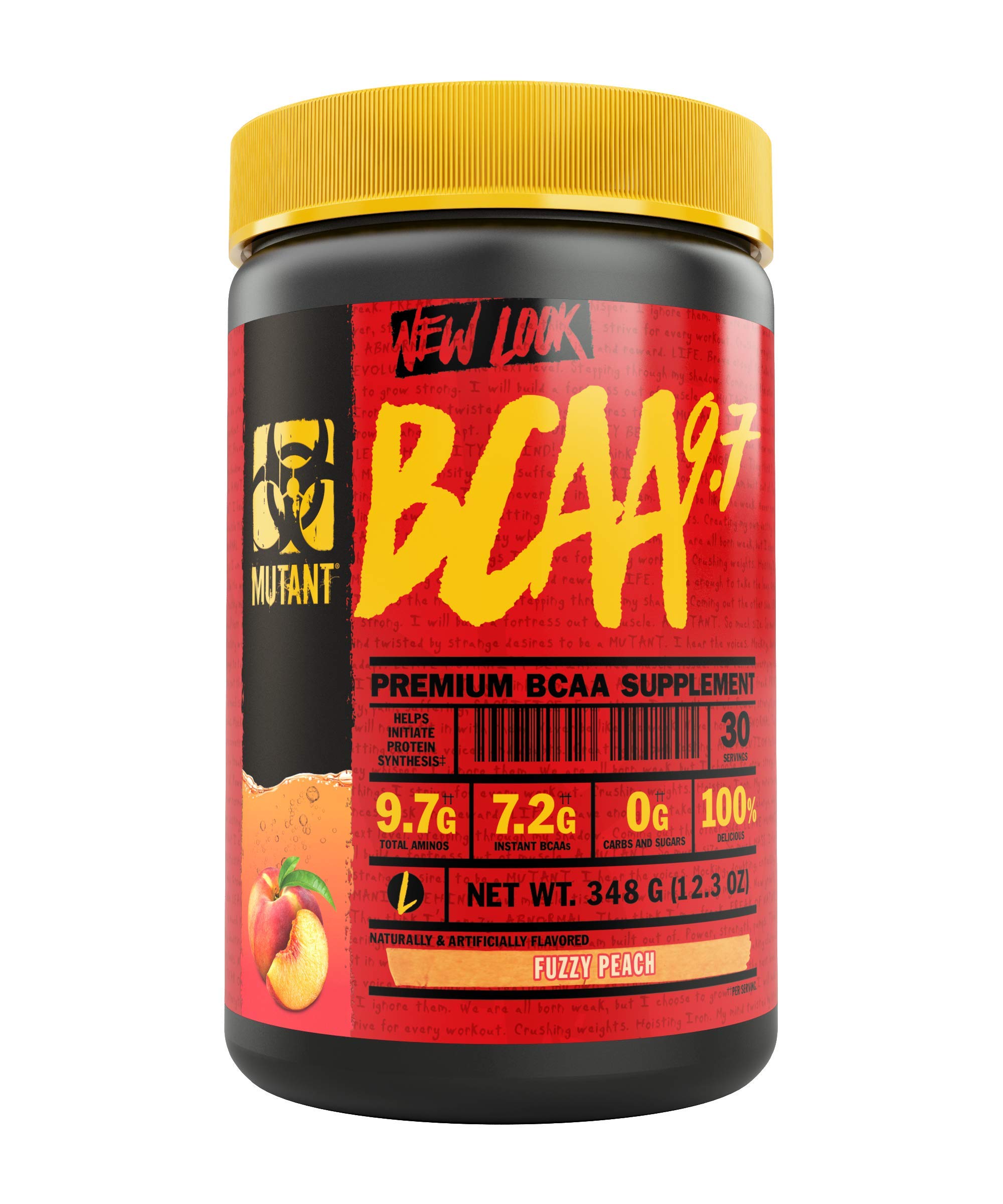 Mutant BCAA 9.7 Supplement BCAA Powder with Micronized Amino Energy Support Stack - 348 g - Fuzzy Pe