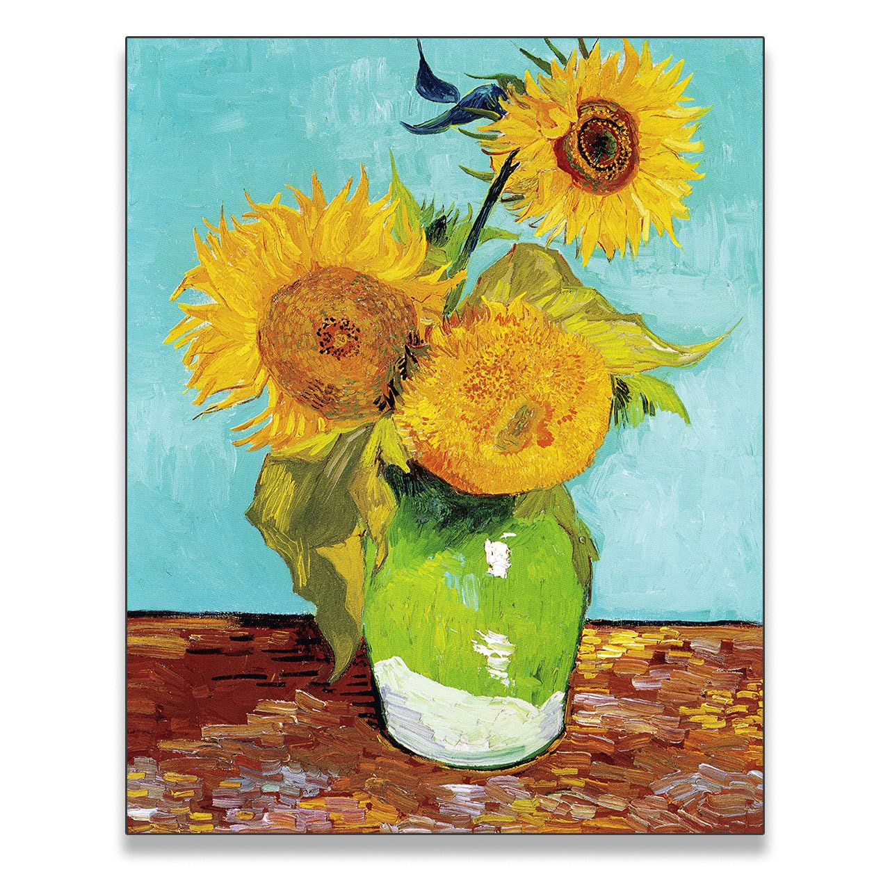 Amazon.com: ogican Vincent Van Gogh's Three Sunflowers In A Vase